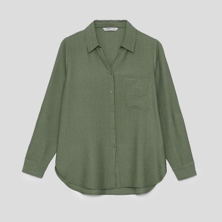 تصویر از شومیز گرین یقه هفت ال سی