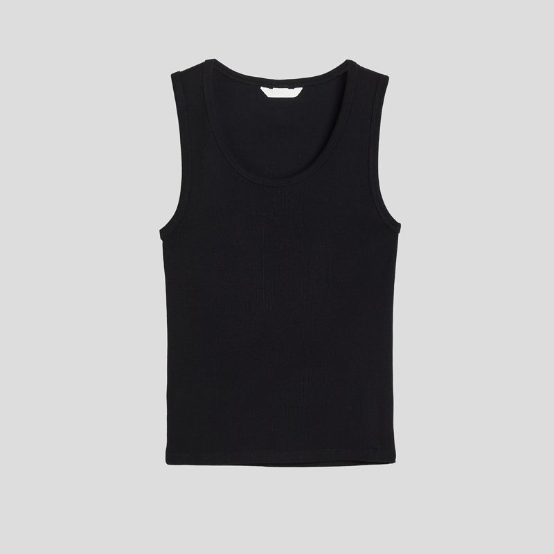 تصویر از تاپ میله ای یقه بیضی اچ اند ام