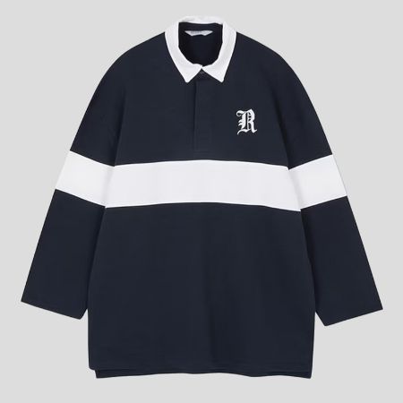 تصویر از سویشرت پیراهنی یقه پولو بغل چاک ریتااورا