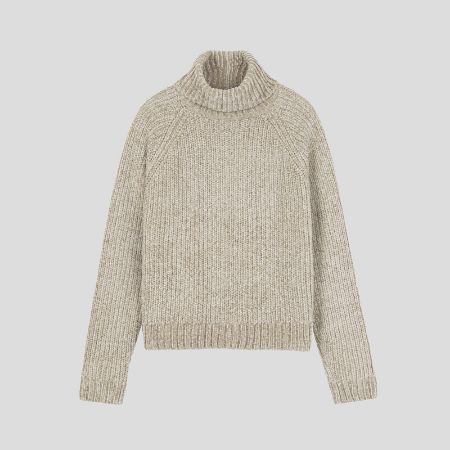 تصویر از پلیور مخملی یقه اسکی هوس