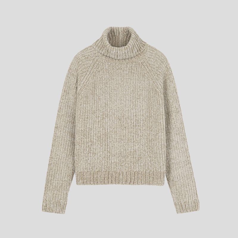 تصویر از پلیور مخملی یقه اسکی هوس