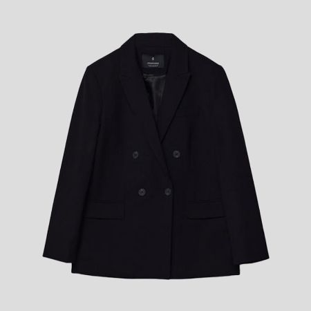 تصویر از کت یقه انگلیسی چهار دکمه استرادیواریوس