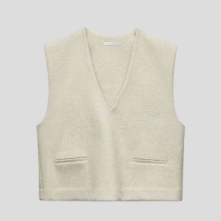 تصویر از وست فوتر یقه هفت زارا