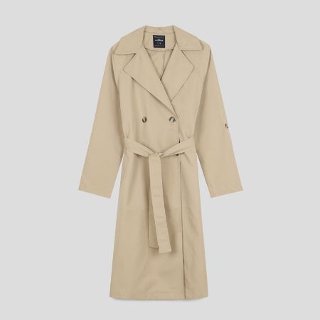 تصویر از ترنچ کت کمربندی لفتیس