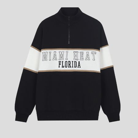 تصویر از سویشرت نیم زیپ میامی هیت دفکتو