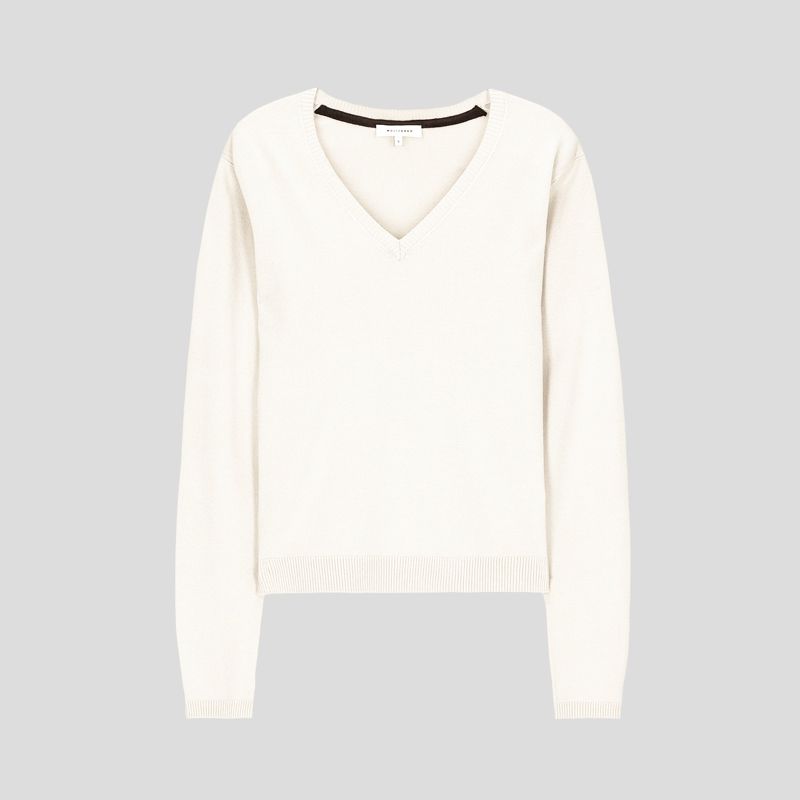 تصویر از بافت ظریف یقه هفت تری کالرز دبلیو