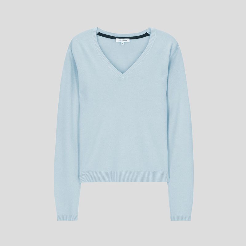 تصویر از بافت ظریف یقه هفت تری کالرز دبلیو