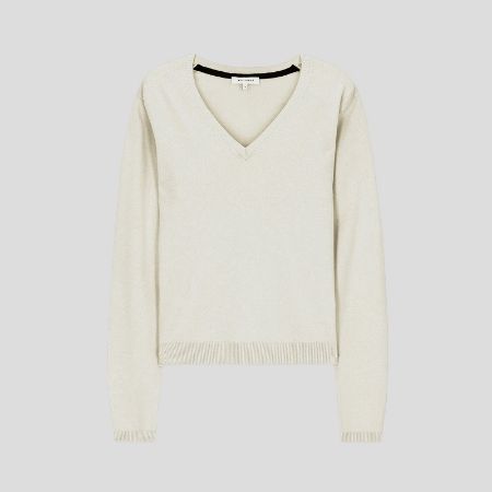 تصویر از بافت ظریف یقه هفت نیوی وانیل دبلیو