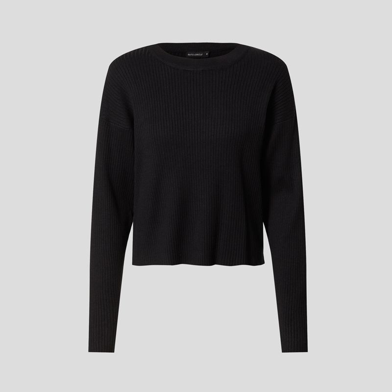 تصویر از بلوز بافت میله ای بلک روت