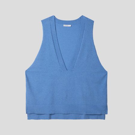 تصویر از وست بافت اورسایز بغل چاک استرادیواریوس