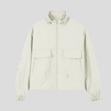 تصویر از جکت بادگیر آستردار ضدآب جیبی