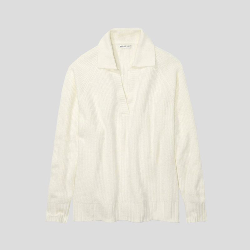 تصویر از بافت اورسایز یقه شکاری ایگل