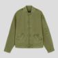 تصویر از جکت بامبر کتان گرین