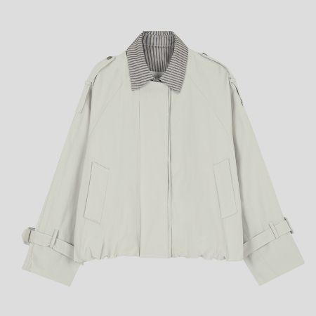 تصویر از جکت یقه استرایپ