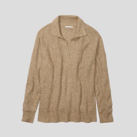 تصویر از بافت اورسایز یقه شکاری ایگل