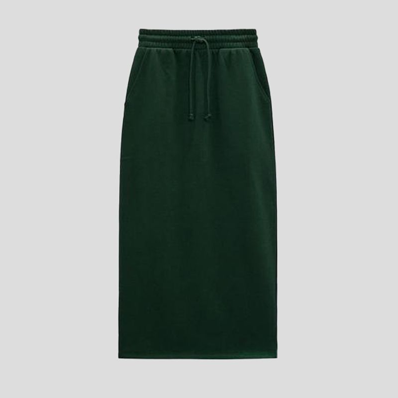 تصویر از دامن دورس پشت چاک زارا