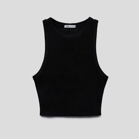 تصویر از تاپ میله ای کراپ زارا