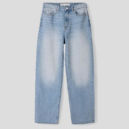 تصویر از شلوار جین راسته لایت بلو برشکا