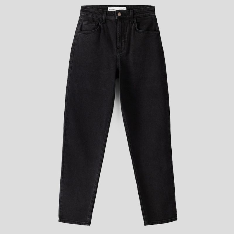 تصویر از شلوار جین مام ذغالی برشکا