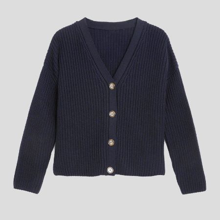 تصویر از کاردیگان بافت یقه هفت زارا