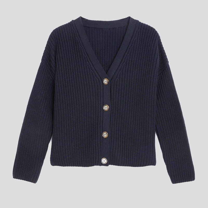 تصویر از کاردیگان بافت یقه هفت زارا