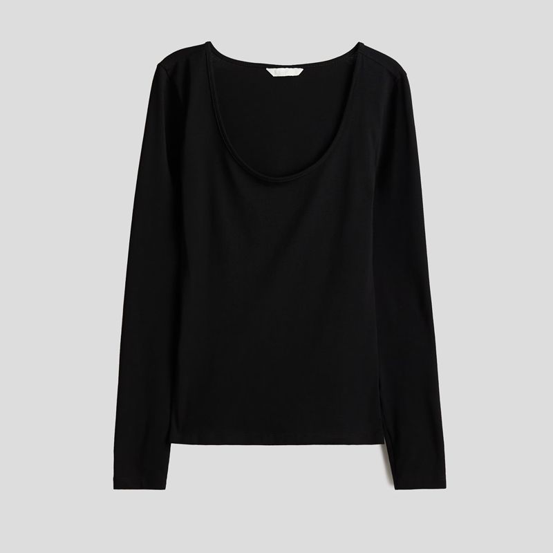 تصویر از بلوز بیسیک یقه اسکوپی اچ اند ام