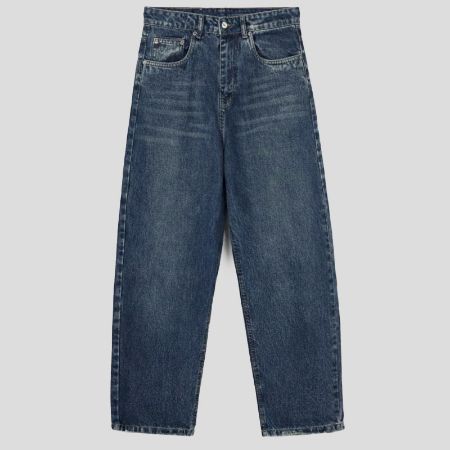 تصویر از شلوار جین بگ مردانه دارک بلو پول اند بیر