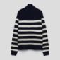 تصویر از پلیور استرایپ نیم زیپ بلو نیوی زارا