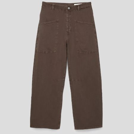 تصویر از شلوار جین کاغذی جیب نما برونی پول اند بیر