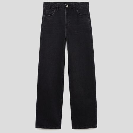 تصویر از شلوار جین وایدلگ ذغالی دانیلا منگو