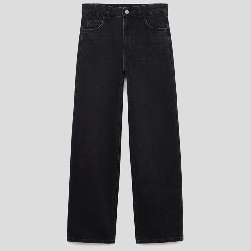 تصویر از شلوار جین وایدلگ ذغالی دانیلا منگو