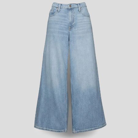 تصویر از شلوار جین کاغذی وایدلگ لایت بلو گپ