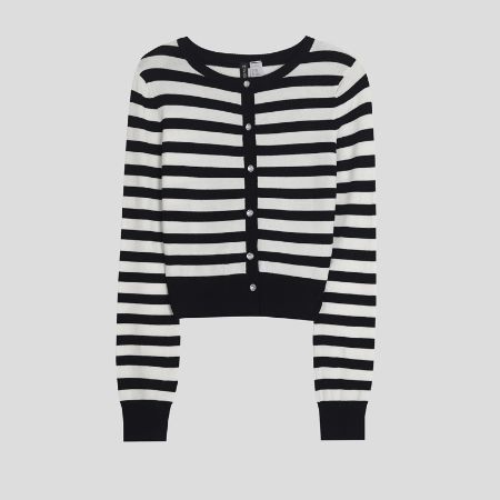 تصویر از کاردیگان بلک استرایپ اچ اند ام