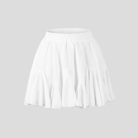 تصویر از دامن آستردار وایت رافل