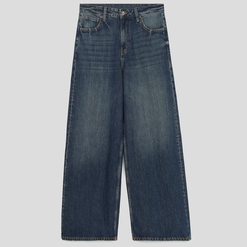 تصویر از شلوار جین کلوته الجی بلو