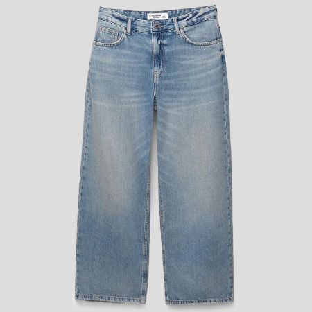 تصویر از شلوار جین وایدلگ دنیم پول اند بیر