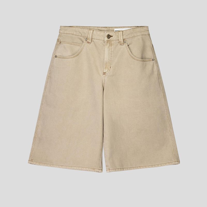 تصویر از شلوارک جین برمودا کارامل برشکا