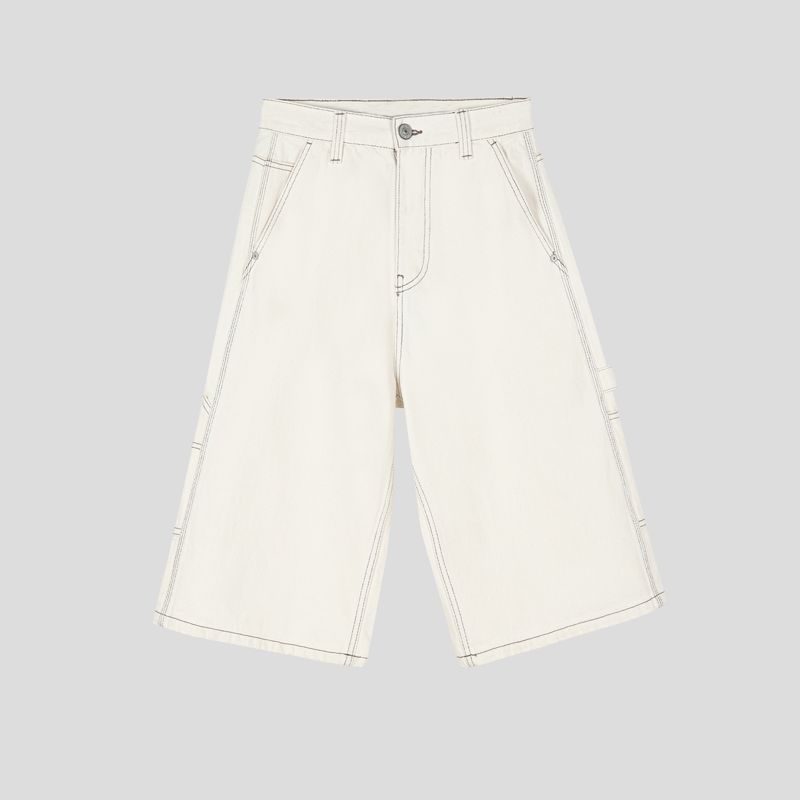 تصویر از شلوارک جین کارپنتر برمودا میلکی