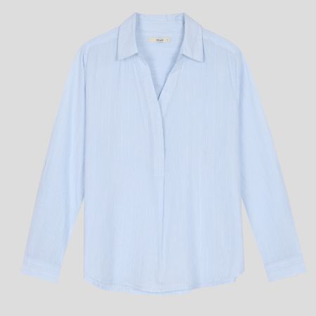 تصویر از شومیز استرایپ یقه هفت کولینز