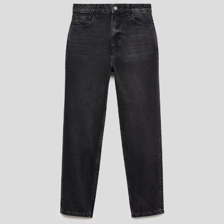 تصویر از شلوار جین مام ذغالی منگو