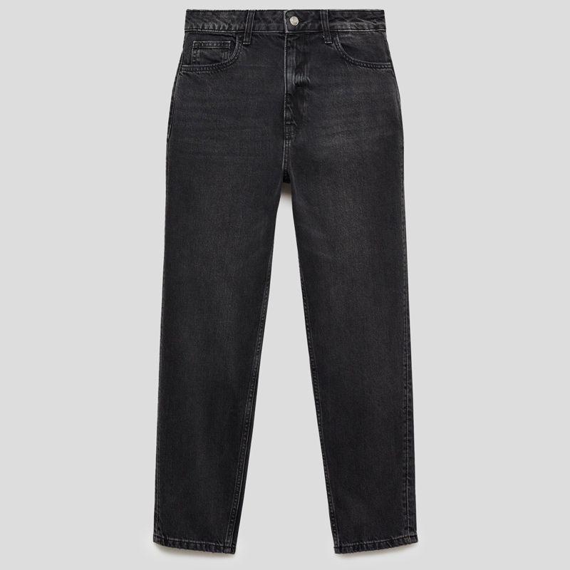 تصویر از شلوار جین مام ذغالی منگو