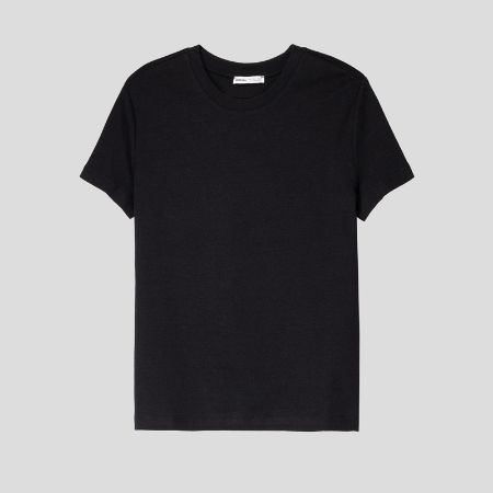 تصویر از تیشرت بیسیک یقه گرد برشکا