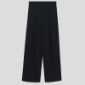 تصویر از شلوار کرپ وایدلگ پیلی دار بلک
