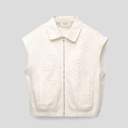 تصویر از وست جین خامه دوزی پول اند بیر