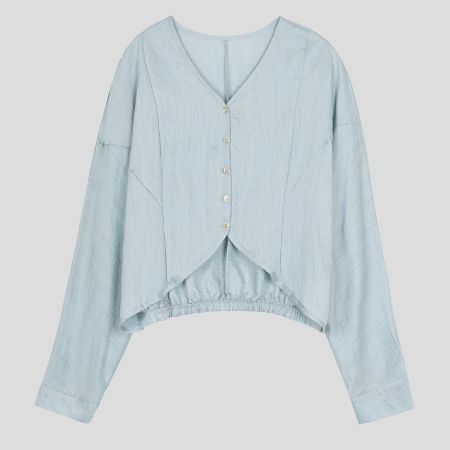 تصویر از شومیز یقه هفت کراس