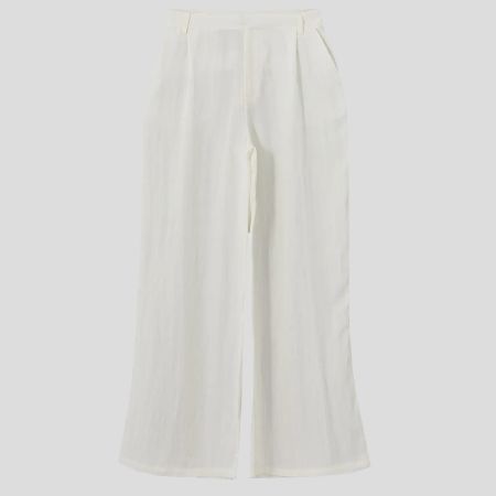 تصویر از شلوار وایدلگ میلکی اکساید