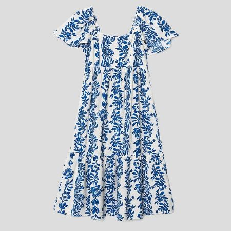 تصویر از پیراهن بلو فلاور پترن ال سی