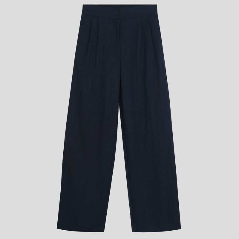 تصویر از شلوار وایدلگ پیلی دار نیوی اکساید