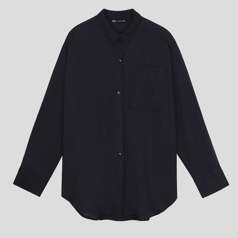 تصویر از شومیز نخ اسموکی زارا