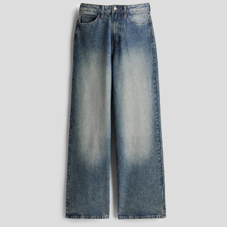 تصویر از شلوار جین وایدلگ سنگشور اچ اند ام